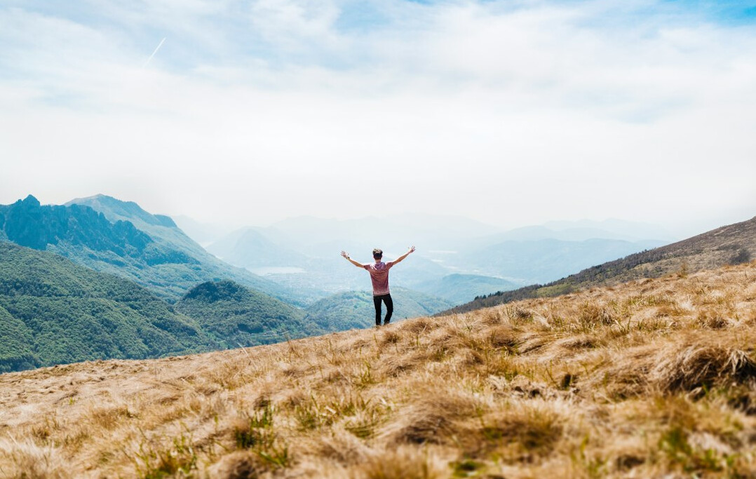 person achieving financial goals